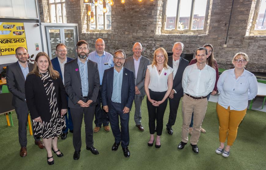 Minister Scully meets businesses from across Wales and England