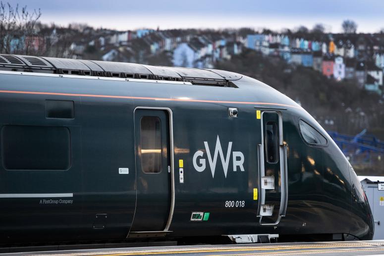 GWR train at Bristol